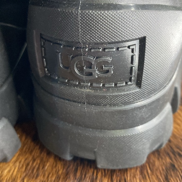 UGG Classic Brellah Mini Waterproof Rain Boots Black Size 7 NWT - Picture 6 of 12